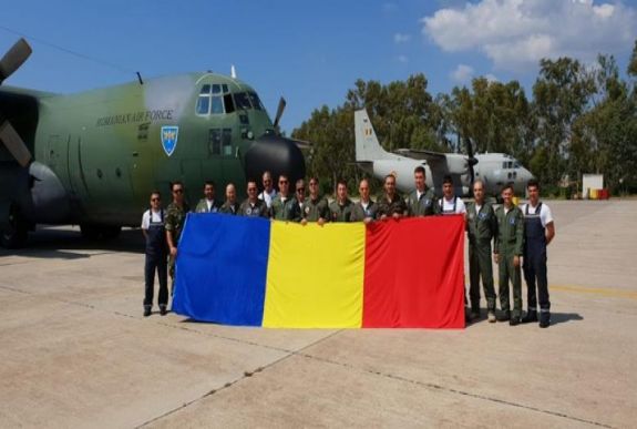 Hazatért a görögországi tűzoltásban segítséget nyújtó két román katonai repülőgép