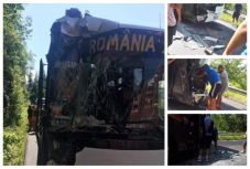 Romániai sportolókat szállító autóbusz balesetezett Montenegróban