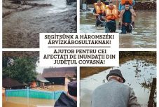 Gyűjtést szerveznek a háromszéki árvízkárosultak megsegítésére