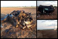 Halálos baleset: két zsák pénz került elő az összeroncsolódott sportautóból