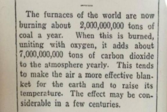 Már több mint száz éve figyelmeztettek a globális felmelegedésre
