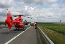 Mentőhelikoptert riasztottak a halálos baleset helyszínére