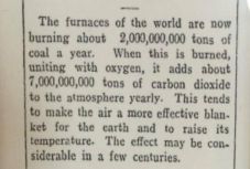 Már több mint száz éve figyelmeztettek a globális felmelegedésre