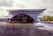 Mutatjuk a vidombáki repülőtér termináljának látványtervét