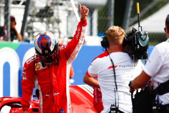 Olasz Nagydíj: a Ferrarik indulnak az első sorból