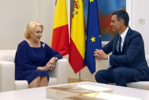 Pedro Sanchez spanyol kormányfő is fogadta Viorica Dăncilă miniszterelnököt