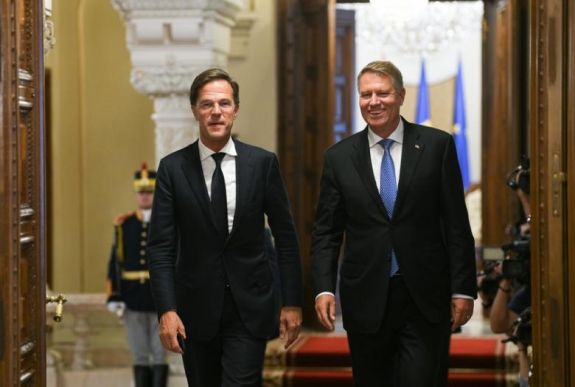 A holland kormányfő Bukarestben: a jogállamiság az európai partnerség alapja