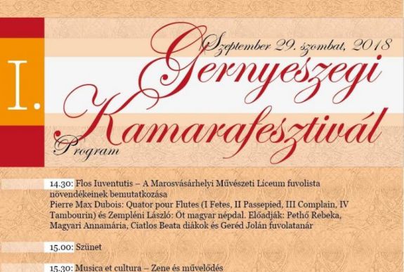 Hangulatos őszi délután kamaramuzsikával a gernyeszegi Teleki-kastélyban