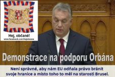 Szimpátiatüntetést tartottak Orbán mellett Prágában 