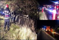 Felborult péntek hajnalban egy munkásokat szállító kisbusz