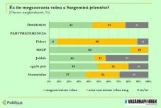 Felmérés: a magyarok többsége megszavazta volna a Sargentini-jelentést