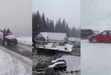 A hó miatt tilos éjjel a közlekedés a Transzfogarason