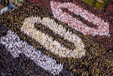 Országtérképpel döntöttek világrekordot Gyulafehérváron 