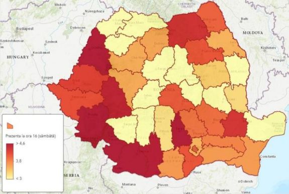Népszavazási részvétel 16 órakor: sereghajtók a magyar többségű megyék
