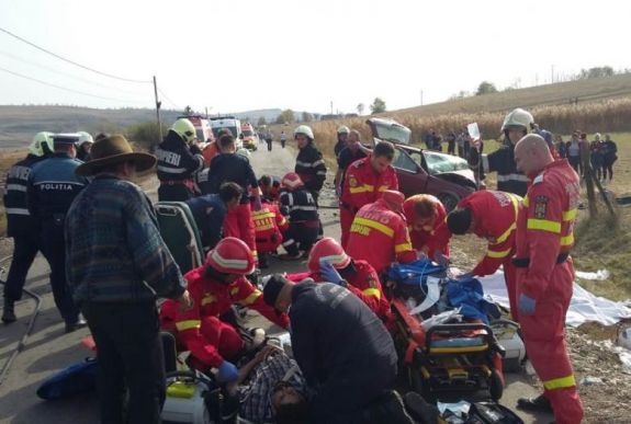 FRISSÍTVE - Drámai videó készült a Maros megyei halálos baleset helyszínén