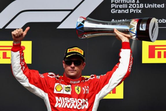 Forma-1: Räikkönen nyert Austinban, Hamilton még nem világbajnok