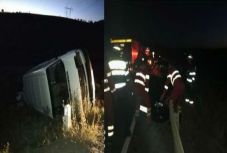 Háromszéki kisbusz balesetezett Szeben megyében, nagy volt a riadalom