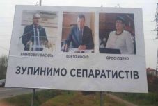 Magyarellenes óriásplakátok miatt indult eljárás Kárpátalján