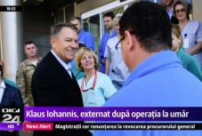 Kiengedték a kórházból Klaus Johannis államfőt