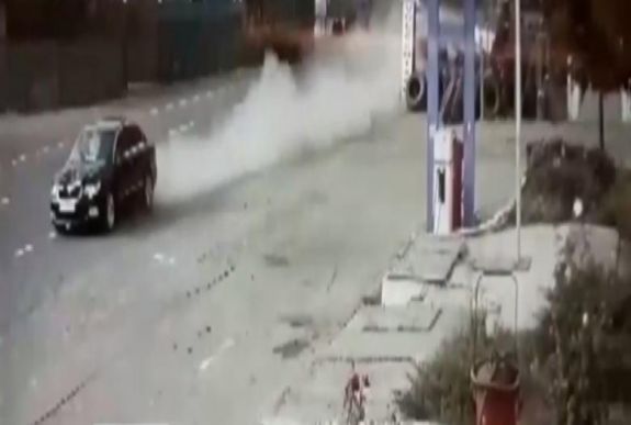 Kamera rögzítette, ahogy levadássza áldozatait a brăilai ámokfutó