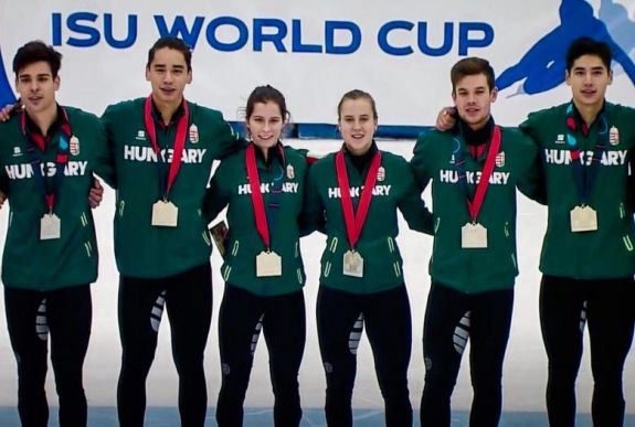 Három aranyat is nyertek a magyar rövidpályás gyorskorcsolyázók Salt Lake Cityben