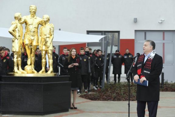 Átadták a Magyar Futball Akadémia utánpótlásközpontját