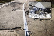 Erdély egyik nevezetessége lehetne ez a bizarr útszakasz