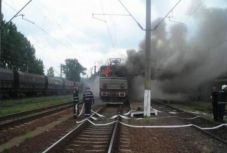 Kigyulladt egy szerelvény az egyik legforgalmasabb romániai vasútszakaszon