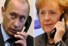 Ukrán-orosz konfliktus: telefonon egyeztetett Merkel és Putyin