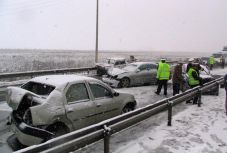 Huszonöt baleset történt Romániában egy nap alatt egyetlen autópályán