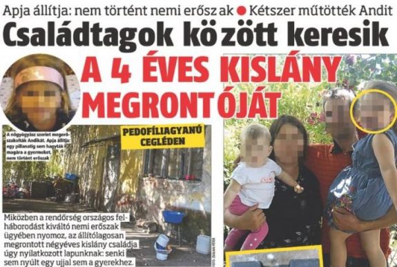 Őrizetbe vették Cegléden a megerőszakolt román kislány apját