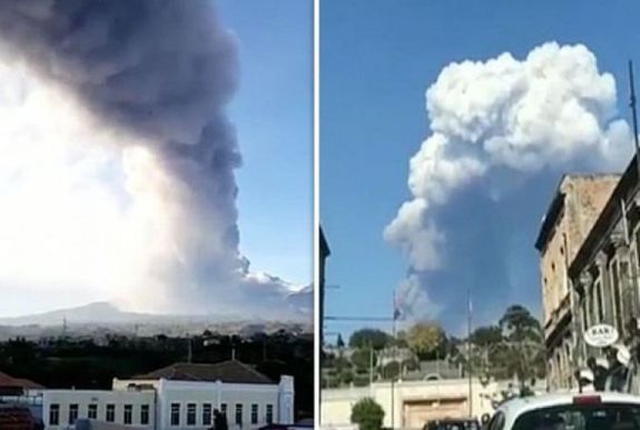 Kitört az Etna