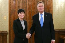 A norvég külügyminiszterrel tárgyalt Klaus Johannis 