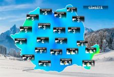 Ilyen lesz az időjárás a következő napokban