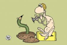 A bérhumor – ahogyan Horváth István csíkszeredai karikaturista látja