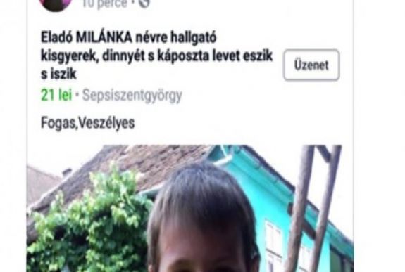 Gyereket árultak egy székelyföldi adásvételi Facebook-csoportban