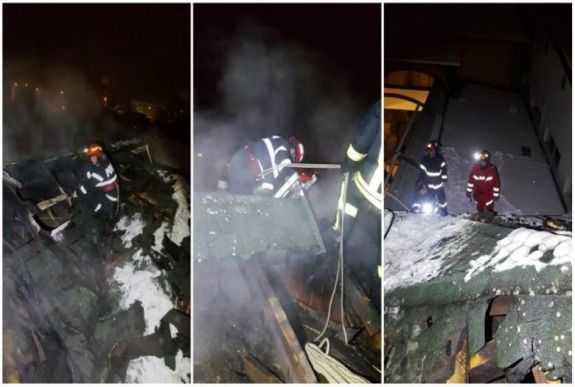 Leégett a vendéglő teteje, több tucatnyian menekültek ki