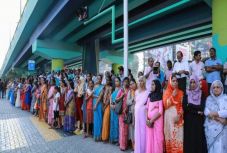 Több mint 3 millió nő alkotott 620 kilométeres élőláncot Indiában