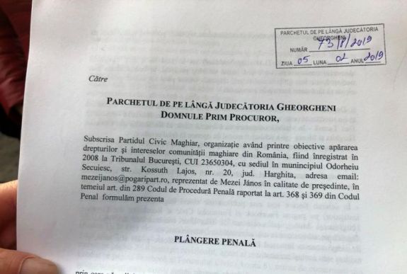 Az MPP magyarellenes gyűlöletkeltésért bepanaszolta az ügyészségen Dan Tanasát