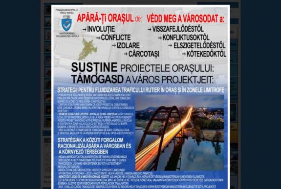 Péter Ferenc: Félrevezető plakátkampányba kezdett Marosvásárhely Polgármesteri Hivatala