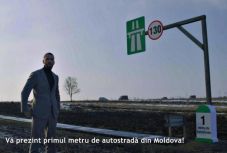 Megépült az első egy méter autópálya Moldvában!