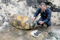 TNT szivárog a tengerbe Belgium északi partjainál