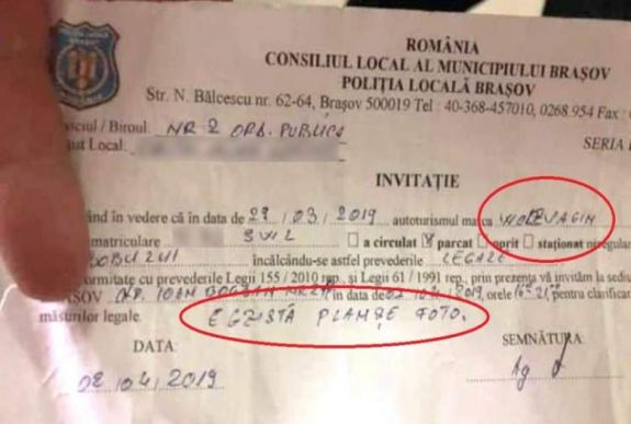Félanalfabéta rendőr büntet egy erdélyi nagyvárosban