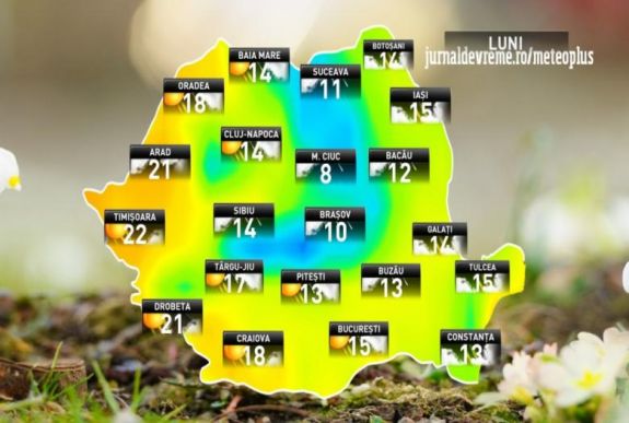Ilyen lesz az időjárás Erdélyben a következő két hétben