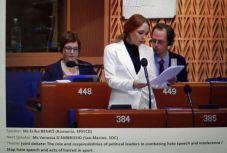 A kisebbségellenes gyűlöletbeszéd megfékezését kérte Benkő Erika Strasbourgban