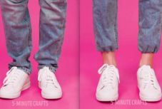 Ezzel a trükkel felhajtva marad a farmernadrág