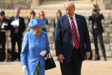 A királynő vendégeként Londonba látogat Donald Trump