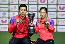 Asztalitenisz-vb: kínai duó diadalmaskodott a vegyespárosok versenyében