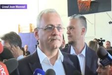 Liviu Dragnea PSD-elnök a referendumon is szavazott