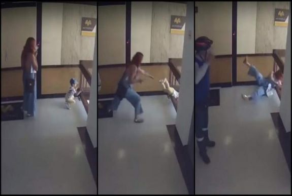 Az anyja reflexei mentették meg a kíváncsi kisgyerek életét